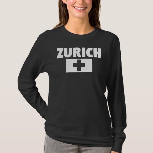 Zurich Switzerland Tシャツ (正面)