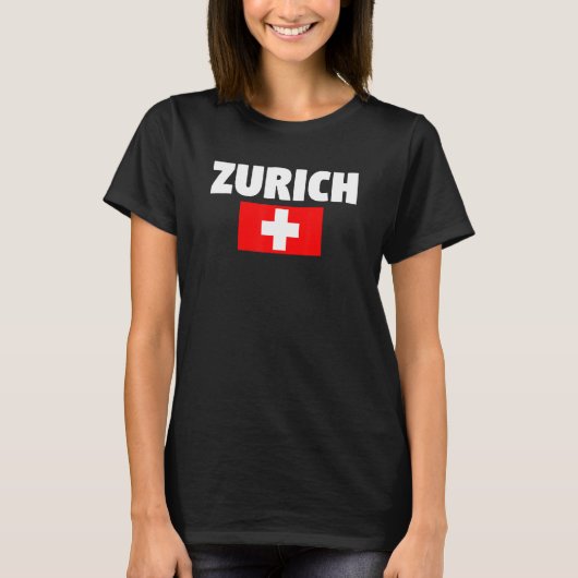 Zurich Switzerland Tシャツ (正面)