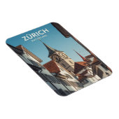 Zurich Switzerland Travel マグネット (右側)