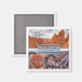 zUS0042ブライスキャニオンN.P.ユタ，アメリカ，冷蔵庫 マグネット (正面/裏面)
