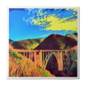 zUS007 BIXBY CREEK Bridge（カリフォルニア州） タイル (正面)