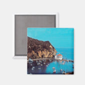 zUS009 SANTA CATALINA ISLAND，カリフォルニア州，冷蔵庫 マグネット (正面/裏面)