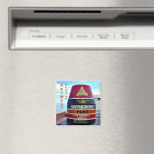 zUS012 FLORIDA、鍵西部、最南端、冷蔵庫 マグネット (インサイチュ (食洗機))