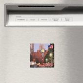 zUS013 SAN FRANCISCO,冷蔵庫用マグネット マグネット (インサイチュ (食洗機))