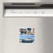 zUS015フーバーダム、モザイク、メイド湖、冷蔵庫 マグネット (インサイチュ (食洗機))