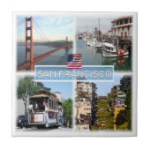 zUS029 SAN FRANCISCO，モザイク，カリフォルニア， タイル (正面)