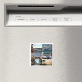 zUS033 SAN FRANCISCO, Mosaic, California,冷蔵庫 マグネット (インサイチュ (食洗機))