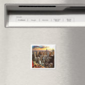 zUS034 ROCKEFELLER CENTER、ニューヨーク、冷蔵庫 マグネット (インサイチュ (食洗機))