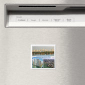 zUS038 MIAMI, FLORIDA，モザイク，アメリカ，冷蔵庫 マグネット (インサイチュ (食洗機))