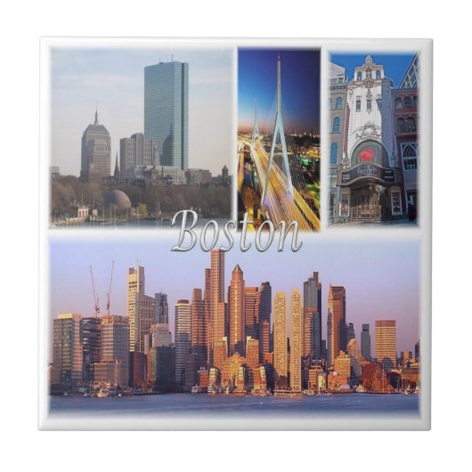zUS051 BOSTON、Massachusetts、Mosaic、 タイル (正面)