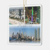 zUS053 MIAMI mosaic , Florida,アメリカ, セラミックオーナメント (左)