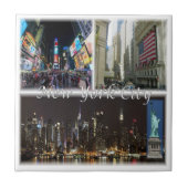 zUS055 NEW YORK City，モザイク，アメリカ， タイル (正面)