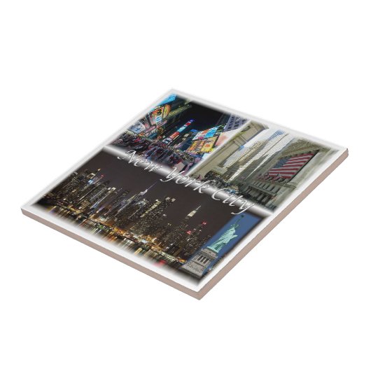 zUS055 NEW YORK City，モザイク，アメリカ， タイル (側面)