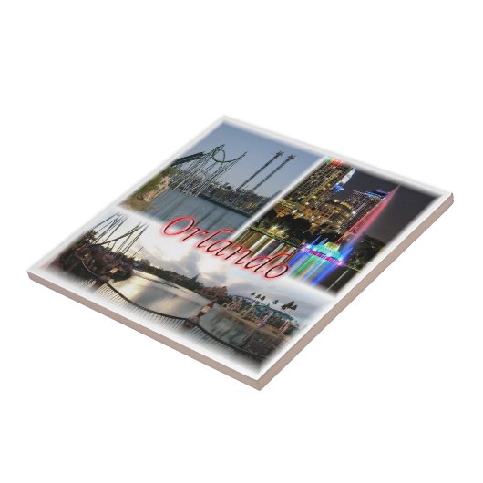 zUS056 ORLANDO Florida，オーランド，アメリカ， タイル (側面)