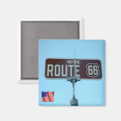 ZUS094 ROUTE 66歴史的ルート66,アメリカ,冷蔵庫 マグネット (正面/裏面)