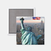 zUS097 NEW YORK CITY, DAEMY of Liberty,冷蔵庫 マグネット (正面/裏面)