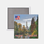 zUS102 CENTRAL PARK,ニューヨーク,アメリカ,冷蔵庫 マグネット (正面/裏面)