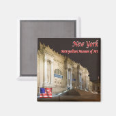 zUS103 METROPOLITAN MUSEUM OF ART,New York, Fridge マグネット (正面/裏面)