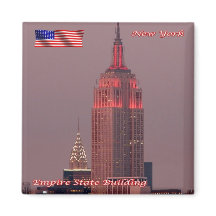 zUS108 EMPIRE STATE建物、ニューヨーク、冷蔵庫