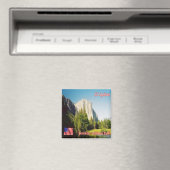 zUS120 YOSEMITE N.P. El Capitan, California,冷蔵庫 マグネット (インサイチュ (食洗機))