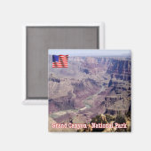 zUS144 GRAND CANYON National Park，アリゾナ，冷蔵庫 マグネット (正面/裏面)