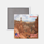 zUS152ブライスキャニオン、クイーンズガーデントリル、冷蔵庫 マグネット (正面/裏面)