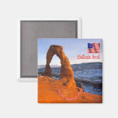 zUS162アーチ国立公園、繊細なアーチ、冷蔵庫 マグネット (正面/裏面)