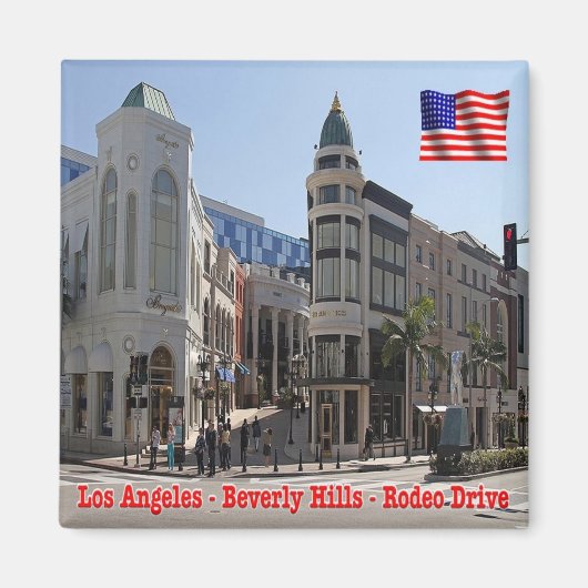 zUS175 BEVERLY HILLS,ロサンゼルス,冷蔵庫 マグネット (正面)
