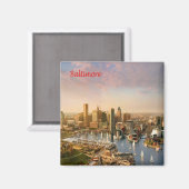 zUS183 BALTIMORE,メリーランド,アメリカ,冷蔵庫 マグネット (正面/裏面)