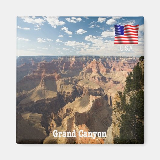 zUSA192 GRAND CANYON，アリゾナ，アメリカ，冷蔵庫 マグネット (正面)