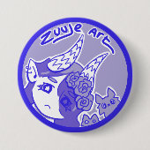 Zuuje Art Logo 缶バッジ (正面)