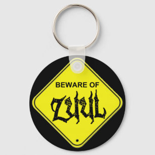 Zuul Keychainの用心して下さい キーホルダー