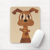 ZV-かわいくファンキーな犬のmousepad マウスパッド (マウス)