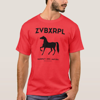 ZVBXRPLのユニセックスなティー(赤い) Tシャツ