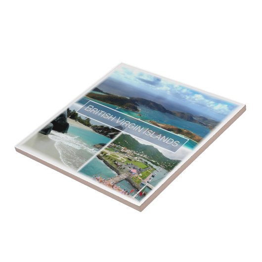 zVG003英国ヴァージン諸島,モザイク タイル (側面)