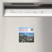zVI015 CHARLOTTE AMALIE、ヴァージン諸島、冷蔵庫 マグネット (インサイチュ (食洗機))