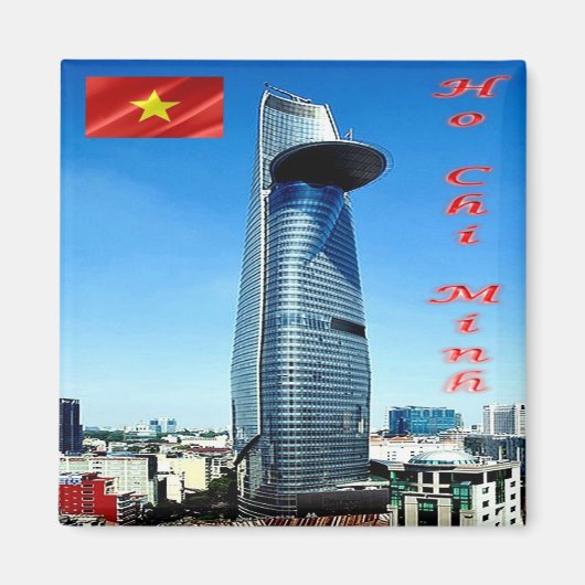 zVN005 HO CHI MINH, Bitexco Financial Tower,冷蔵庫 マグネット (正面)