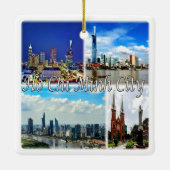 zVN013 HO CHI MINHシティサイゴン,モザイク, セラミックオーナメント (裏面)