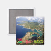 zVU006 EFATE、ERAKOR島、バヌアツ、冷蔵庫 マグネット (正面/裏面)