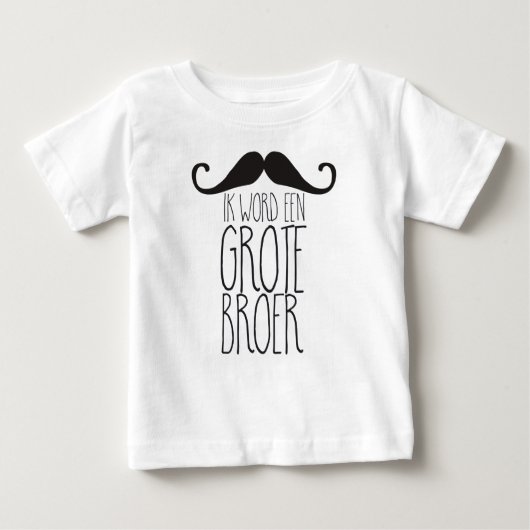 Zwangerschapsaankondiging: Ik word een grote broer ベビーTシャツ (正面)