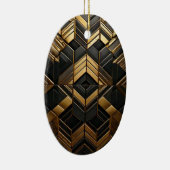 Zwart Goud Retro セラミックオーナメント (右)