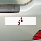 Zwei Geckos バンパーステッカー (車上)