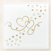 Zwei Herzen  ガラスコースター (正面)