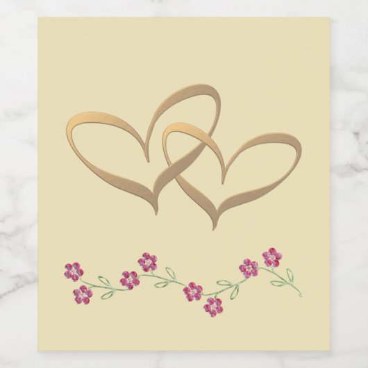 Zwei Herzen ワインラベル (シングルラベル)