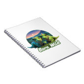 Zwei kleine Dinos - Born Wild  ノートブック (右側)