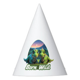 Zwei kleine Dinos - Born Wild  パーティーハット
