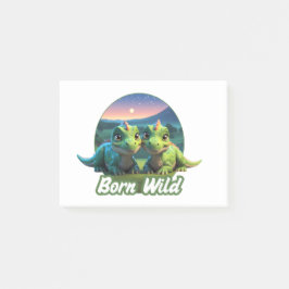 Zwei kleine Dinos - Born Wild  ポストイット