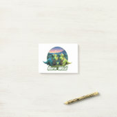 Zwei kleine Dinos - Born Wild  ポストイット (デスク上)