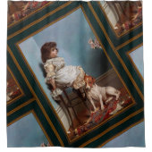 Zwei schlechte Gewissen by Karl Reichert シャワーカーテン (正面)