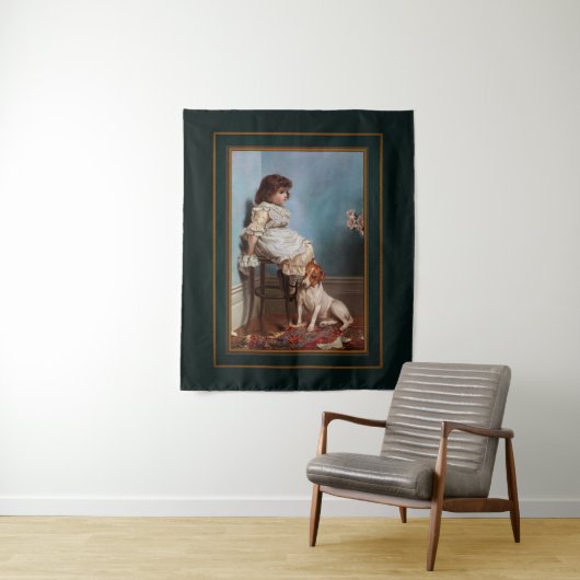 Zwei schlechte Gewissen by Karl Reichert タペストリー (インサイチュ)